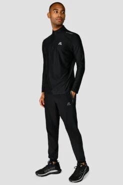 Charge 1/4 Zip - Black -Montirex 1 4Zip Black FullFront