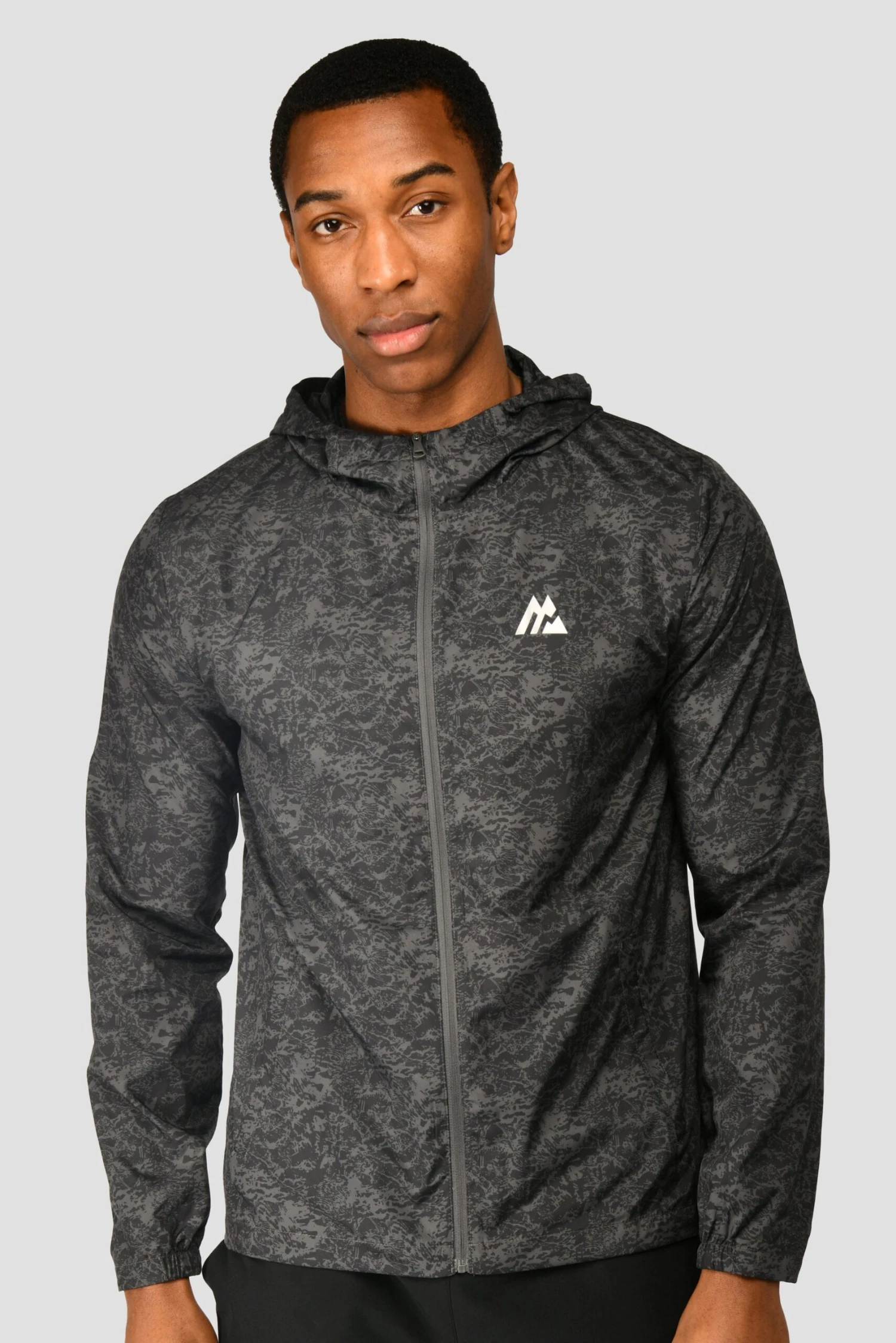 Alto Printed Jacket - Jet Grey/Black 3 Alto Printed Jacket - Jet Grey/Black