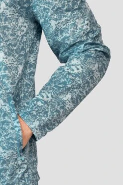 Alto Printed Jacket - Moonstone/Steel Blue -Montirex ALTO PRINTED JACKET MOONSTONE STEEL BLUE sleeve detail