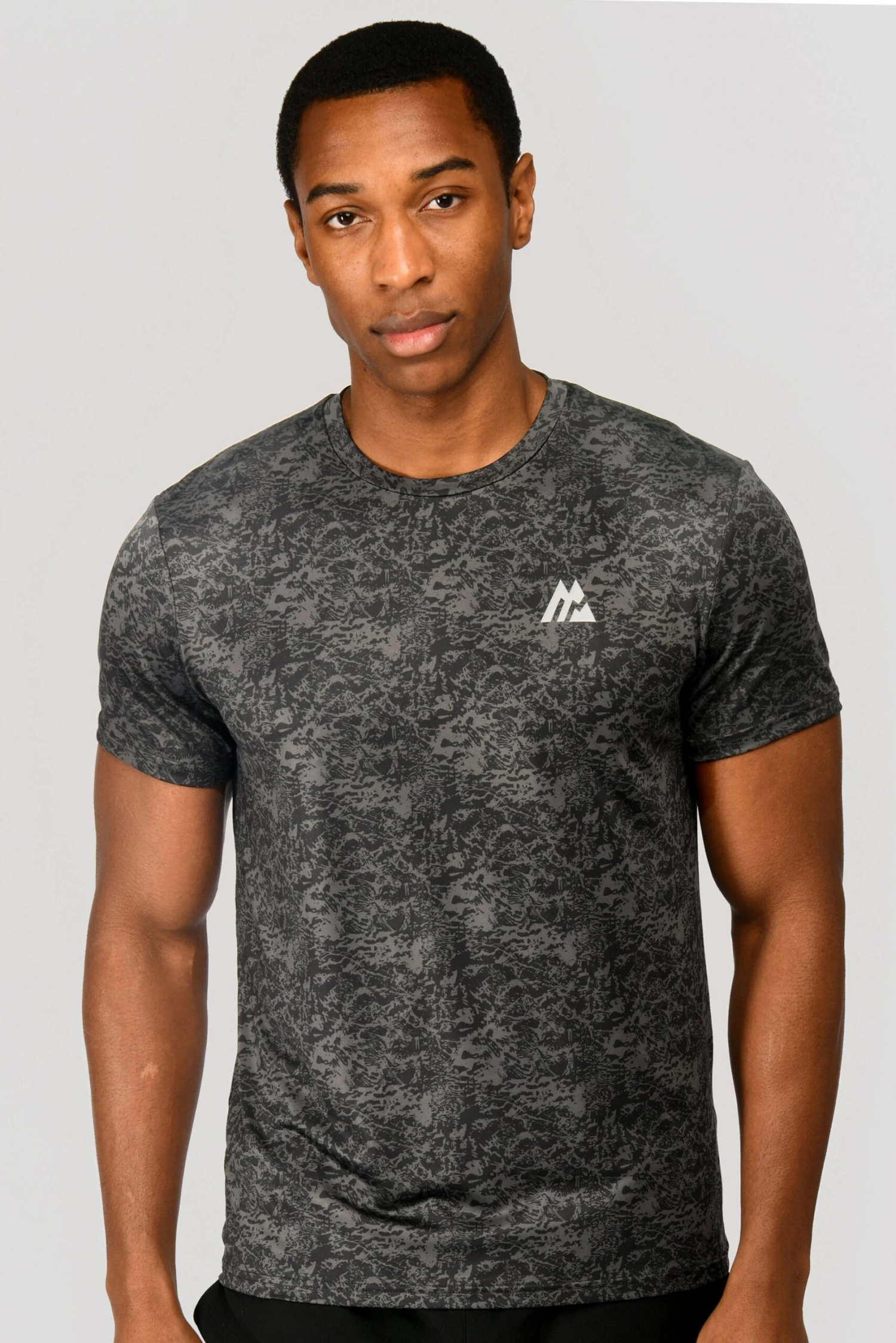 Alto Printed T-Shirt - Jet Grey/Black 3 Alto Printed T-Shirt - Jet Grey/Black