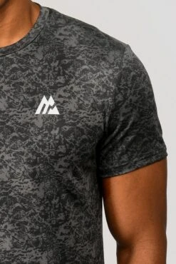 Alto Printed T-Shirt - Jet Grey/Black 12 Alto Printed T-Shirt - Jet Grey/Black -Montirex ALTO PRINTED TEE BLACK JET GREY logo detail