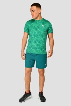 Alto Printed T-Shirt - Mountain Meadow/Deep Sea -Montirex ALTO PRINTED TEE MOUNTAIN MEADOW DEEP SEA front