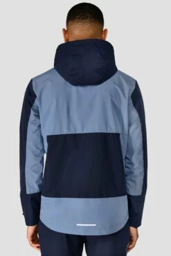 Montirex -Montirex ATMOSWINDJACKET MIDNIGHTBLUE STEELBLUE closeback