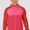 Breeze Windbreaker - Burgundy/Rouge/Hibiscus -Montirex BREEZE WINDBREAKER BURGUNDY ROUGE HIBISCUS close front