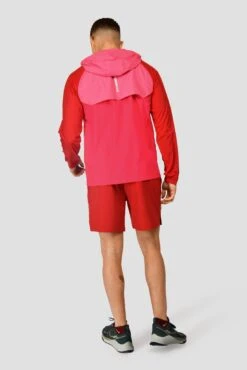 Breeze Windbreaker - Burgundy/Rouge/Hibiscus 12 Breeze Windbreaker - Burgundy/Rouge/Hibiscus -Montirex BREEZE WINDBREAKER BURGUNDY ROUGE HIBISCUS full back