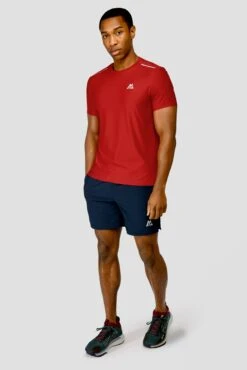 Charge T-Shirt - Burgundy -Montirex CHARGE TEE BURGUNDY front