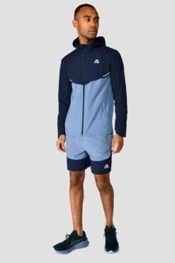 Curve 2.0 Short - Midnight Blue/Steel Blue -Montirex CURVE 2.0 SHORT MIDNIGHT BLUE SLATE GREY full front