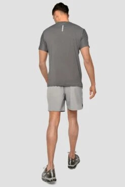 Charge T-Shirt - Cement Grey 11 Charge T-Shirt - Cement Grey -Montirex Charge T shirt Cement Grey full back