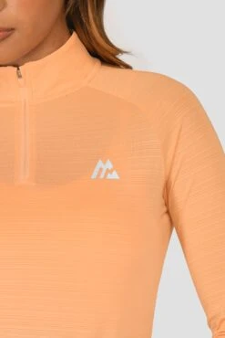 Women's Draft 1/4 Zip - Sunset Peach -Montirex DRAFT 1 4 ZIP SUNSET PEACH logo