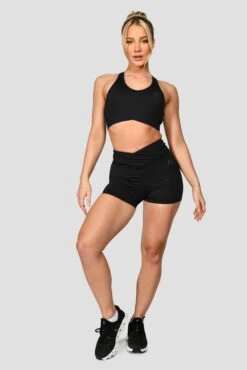Elevate Bra Top - Black -Montirex ELEVATE BRA TOP front