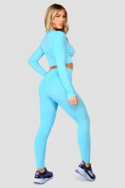 Evolve Seamless Crop - Neon Sky -Montirex EvolveCoreSeamlessLsCrop NeonSky back