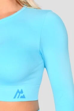Evolve Seamless Crop - Neon Sky -Montirex EvolveCoreSeamlessLsCrop NeonSky close