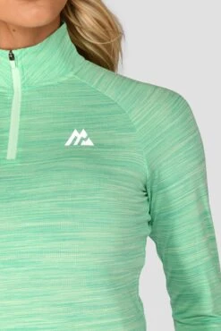Women's Trail 2.0 1/4 Zip - Green Multi -Montirex FLORIDA KEYS ICE GREEN BROOK GREEN TRAIL 2.0 1 4 ZIP close