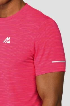 Fly 2.0 T-Shirt - Hibiscus/Fiery Orange/Rouge -Montirex FLY 2.0 TEE HIBISCUS FIERY ORANGE ROUGE logo detail