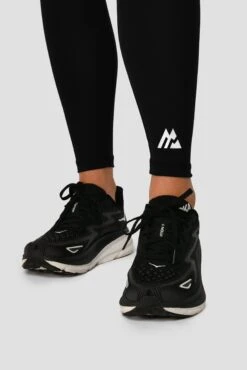 Icon Contrast Legging - Black/Neon Pink/Fiery Orange -Montirex ICON CONTRAST LEGGING BLACK NEON PINK FIERY ORANGE logo detail