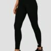 Icon Contrast Legging - Black/Neon Pink/Fiery Orange -Montirex ICON CONTRAST LEGGING BLACK NEON PINK FIERY ORANGE side logo