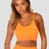 Women's Icon Strappy Bra Top - Ice Tango -Montirex ICON STRAPPY BRA TOP ICE TANGO close front