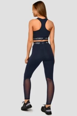 Icon Full Length Legging - Midnight Blue -Montirex Icon Full Length Legging Midnight Blue Full Back