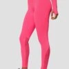 Icon Full Length Legging - Neon Pink -Montirex Icon Full Length Legging Neon Pink Side Logo