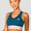 Icon Contrast Bra Top - Cruise/Apricot Cream/Moroccan Blue -Montirex IconContrastBraTop Cruise ApricotCream MoroccanBlue closefront