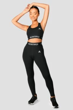 Icon Full Length Legging - Black -Montirex IconFullLengthLeggings Black fullfront