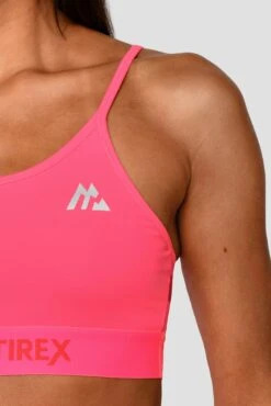 Icon Strappy Bra - Neon Pink -Montirex IconStrappyTop NeonPink CloseLogo