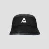 Junior Track Bucket Hat - Black/Cement Grey -Montirex JR TRACK BUCKET HAT BLACK CEMENT GREY front