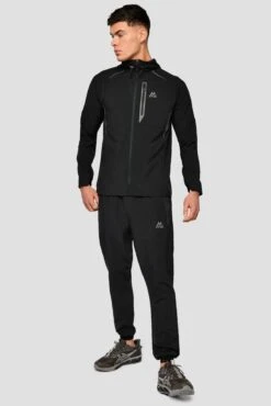 Lumos Woven Pant - Black -Montirex Lumos Pants Black Full front