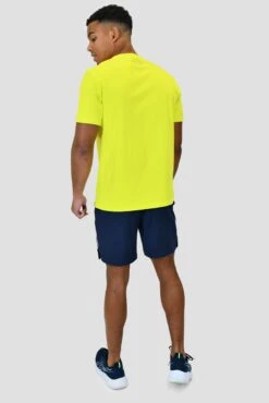 M Logo T-Shirt - Electric Lime -Montirex M LOGO TEE ELECTRIC LIME back