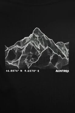 Junior Mountain Range 2.0 T-Shirt - Black 11 Junior Mountain Range 2.0 T-Shirt - Black -Montirex MOUNTAIN RANGE 2.0 TEE BLACK logo detail