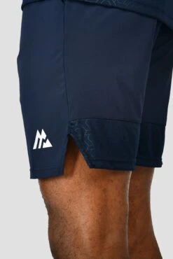 MTX Embossed Short - Midnight Blue -Montirex MTX EMBOSSED SHORT MIDNIGHT BLUE detail