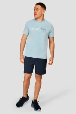 MTX Global T-Shirt - Moonstone -Montirex MTX GLOBAL TEE MOONSTONE front