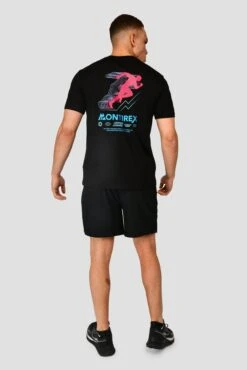 MTX Run Vital Cotton T-Shirt - Black -Montirex MTX RUN VITAL COTTON TEE BLACK back