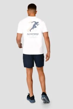 MTX Run Vital Cotton T-Shirt - White -Montirex MTX RUN VITAL COTTON TEE WHITE back