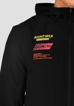 MTX Run Vital Windbreaker - Black -Montirex MTX RUN VITAL WINDBREAKER BLACK logo detail other