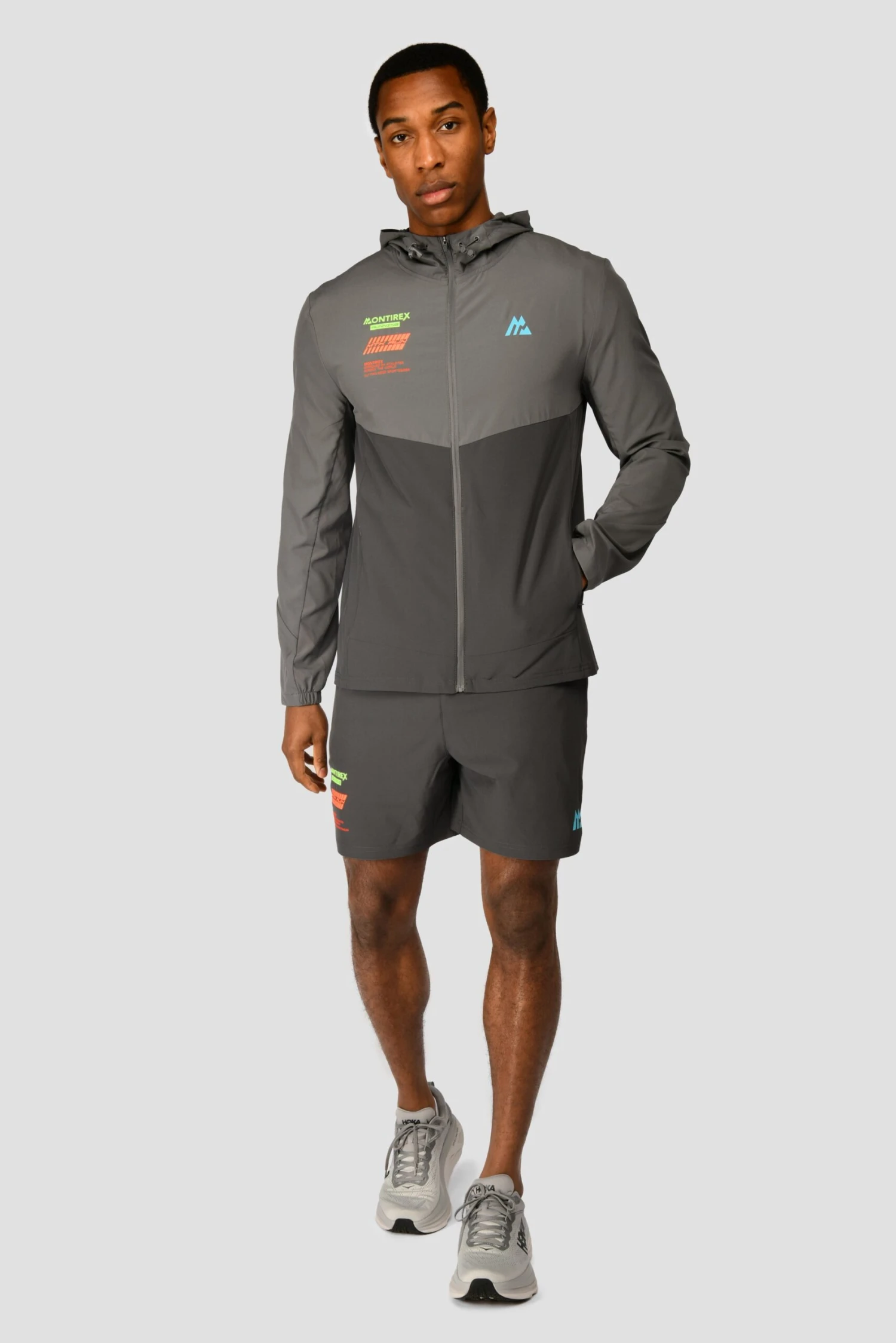 MTX Run Vital Windbreaker - Cement Grey/Jet Grey 5 MTX Run Vital Windbreaker - Cement Grey/Jet Grey - Image 3