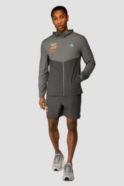 MTX Run Vital Short - Cement Grey/Jet Grey 13 MTX Run Vital Short - Cement Grey/Jet Grey -Montirex MTX RUN VITAL WINDBREAKER JET GREY full front 1