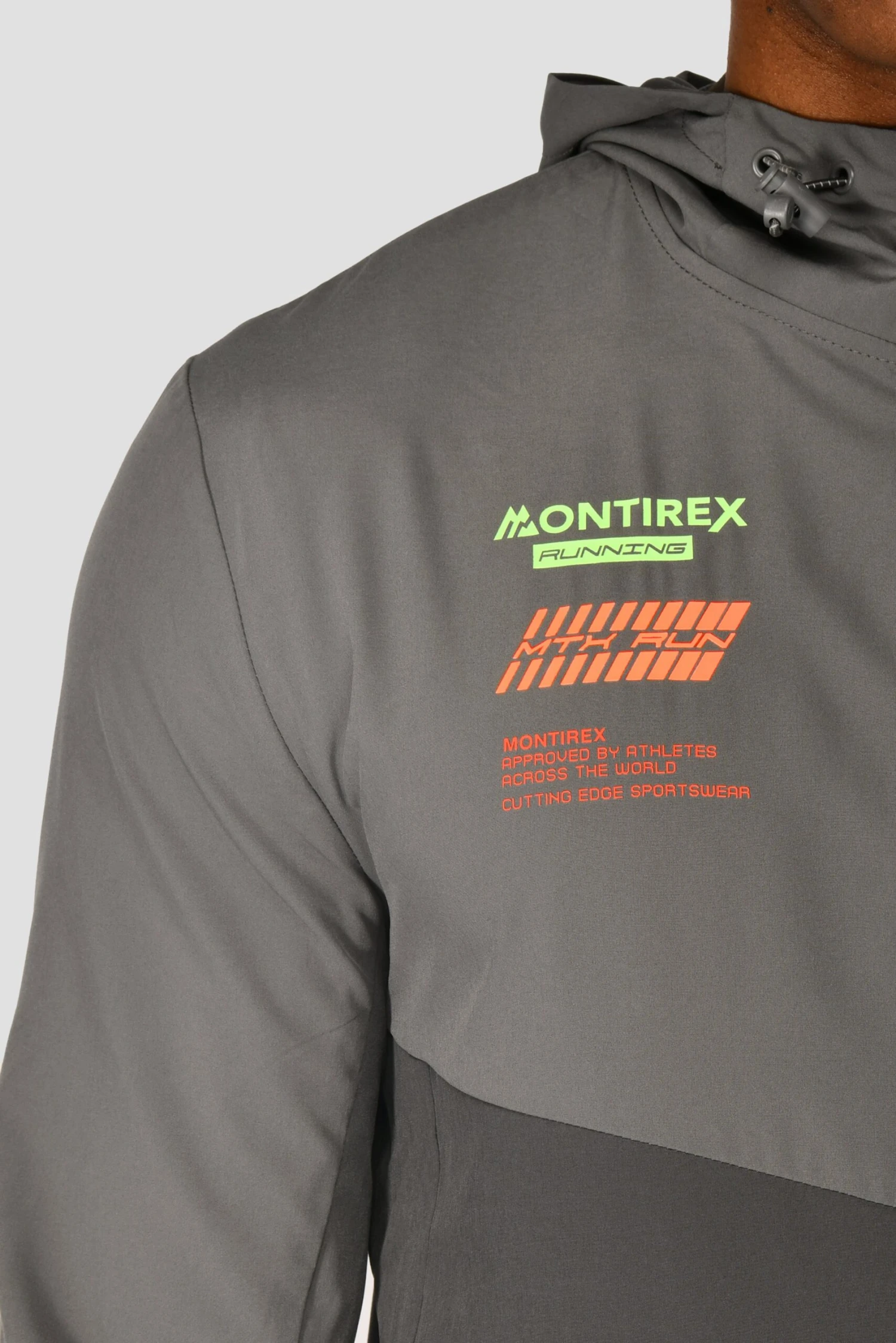 MTX Run Vital Windbreaker - Cement Grey/Jet Grey 8 MTX Run Vital Windbreaker - Cement Grey/Jet Grey - Image 6