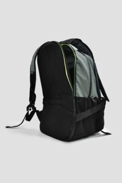 MTX Trail 2.0 32L Backpack - Black/Cement Grey/Electric Lime -Montirex MTX TRAIL 2.0 32L BACKPACK BLACK CEMENT GREY ELECTRIC LIME back detail