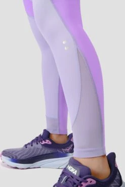Power Panelled Legging - Periwinkle/Plum -Montirex POWERPANELLEDLEGGING Periwinkle Plum detail