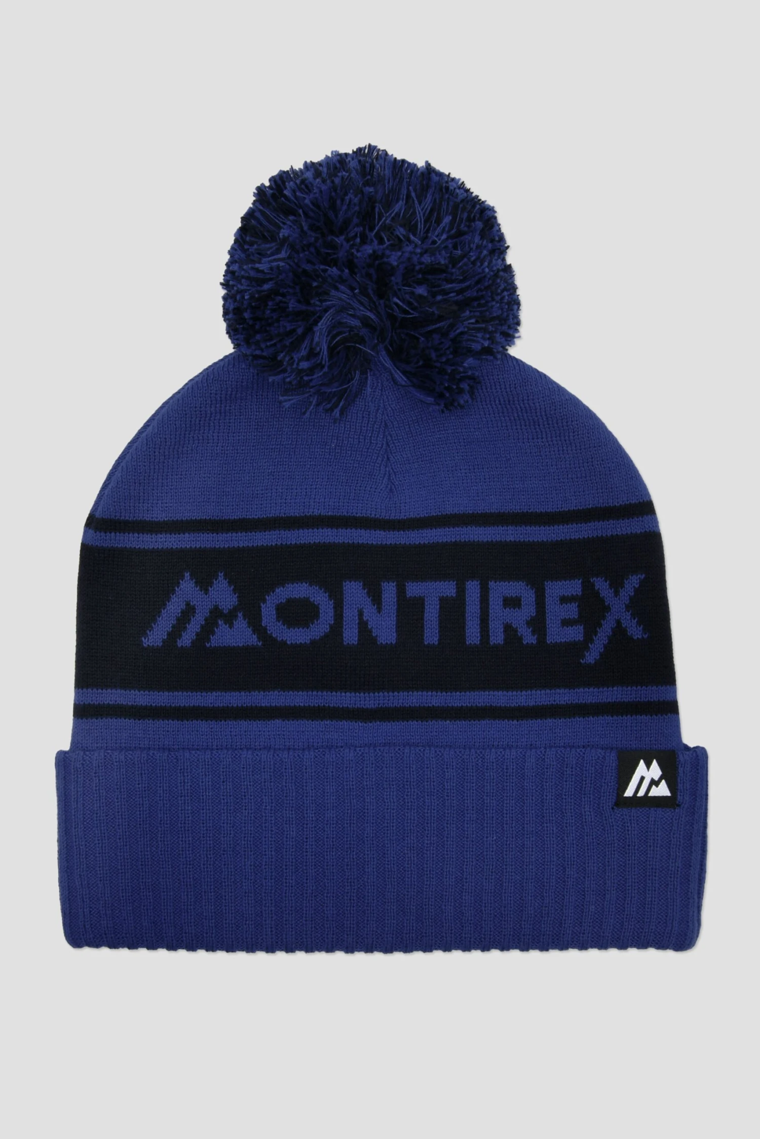 Peak Pom Beanie Hat - Space Blue/Midnight Blue 4 Peak Pom Beanie Hat - Space Blue/Midnight Blue - Image 2