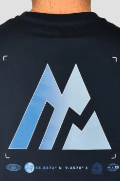 Radial T-Shirt - Midnight Blue -Montirex RADIAL TEE MIDNIGHT BLUE back detail