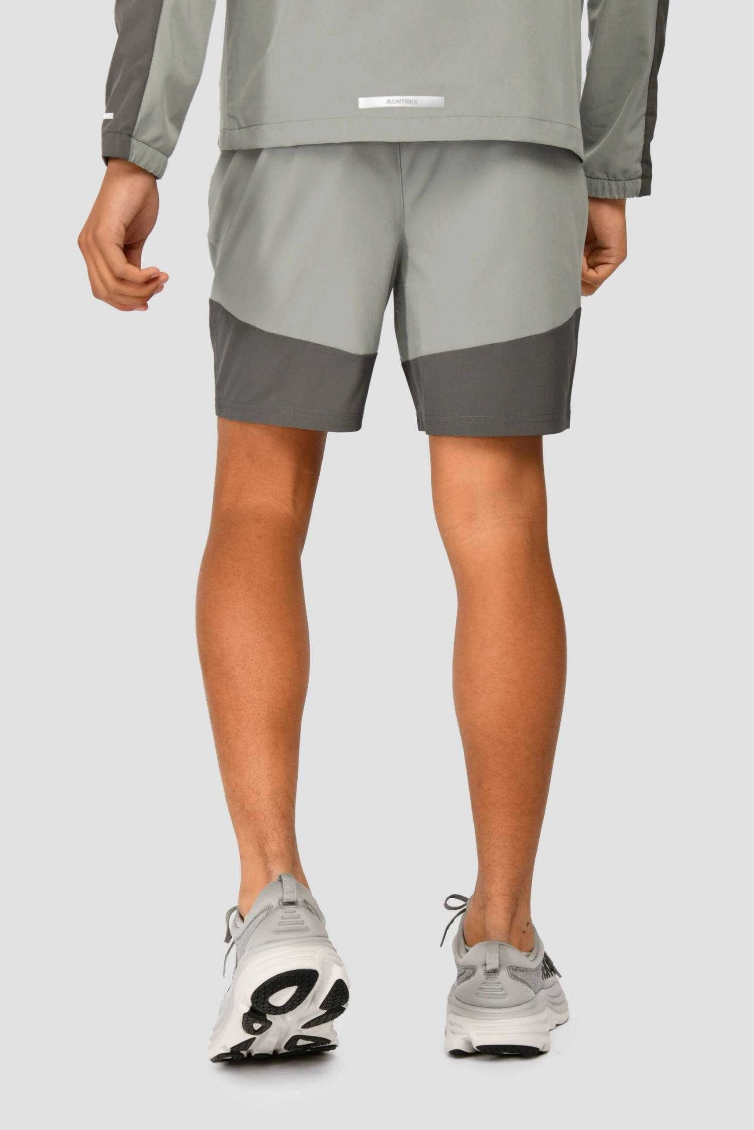 Junior Rush Running Short - Cement Grey/Platinum Grey 5 Junior Rush Running Short - Cement Grey/Platinum Grey - Image 4