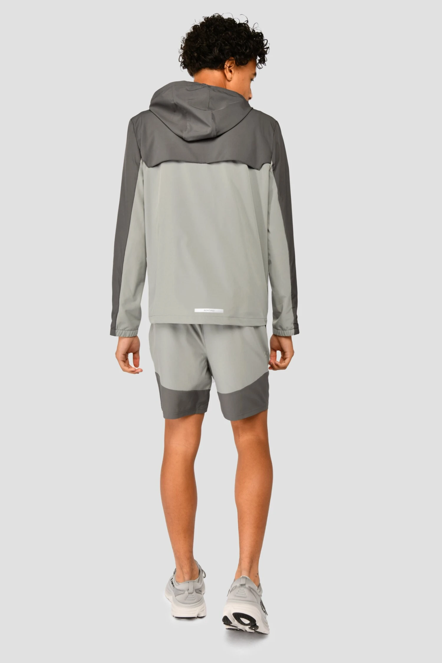Junior Rush Running Short - Cement Grey/Platinum Grey 7 Junior Rush Running Short - Cement Grey/Platinum Grey - Image 6