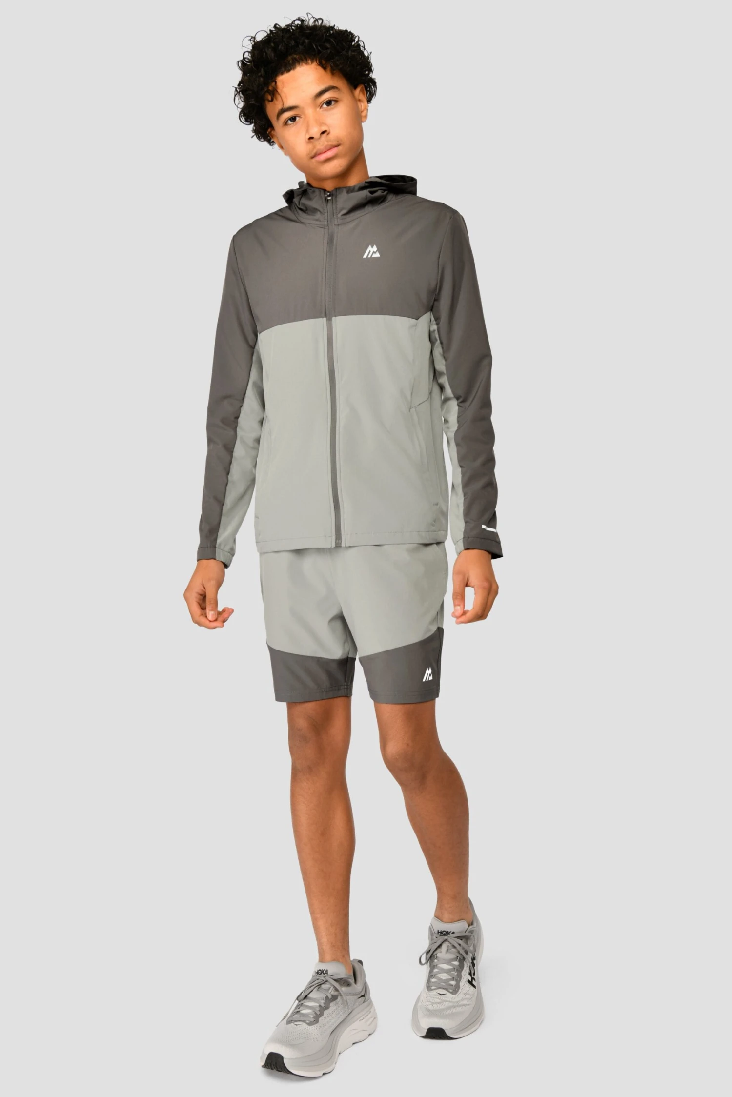 Junior Rush Running Short - Cement Grey/Platinum Grey 6 Junior Rush Running Short - Cement Grey/Platinum Grey - Image 5