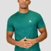 Speed Seamless T-Shirt - Deep Sea/Mountain Meadow 2 Speed Seamless T-Shirt - Deep Sea/Mountain Meadow -Montirex SPEED SEAMLESS TEE DEEP SEA MOUNTAIN MEADOW close front