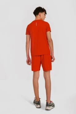 Junior Speed T-Shirt - Cardinal Red -Montirex SPEED TEE CARDINAL RED back