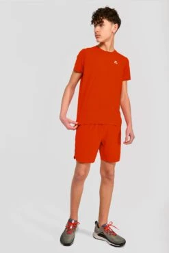 Junior Speed T-Shirt - Cardinal Red -Montirex SPEED TEE CARDINAL RED front.jpg2