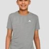 Junior Speed T-Shirt - Platinum Grey -Montirex SPEED TEE PLATINUM GREY close front