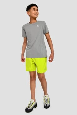 Junior Speed T-Shirt - Platinum Grey -Montirex SPEED TEE PLATINUM GREY front